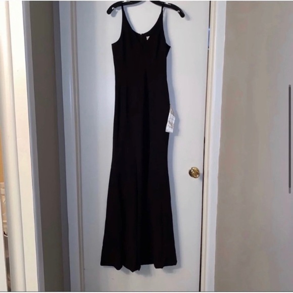 NWT Size XL Dress The Population Black Slit Gown - Picture 5 of 7